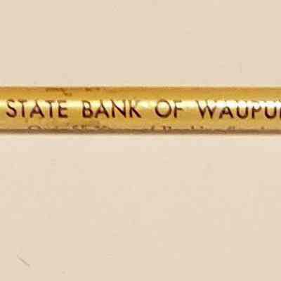Pencil, State Bank of Waupun