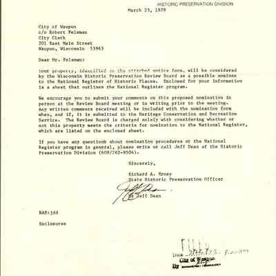 The Historic Preservation Divison