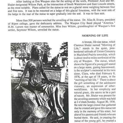 Page from booklet "A Very Large Wizard of Oz"