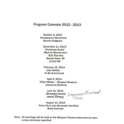 Page 9 of Yearbook of Waupun DAR