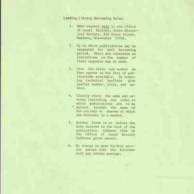 Affiliated Societies Circulating Library    P.  6