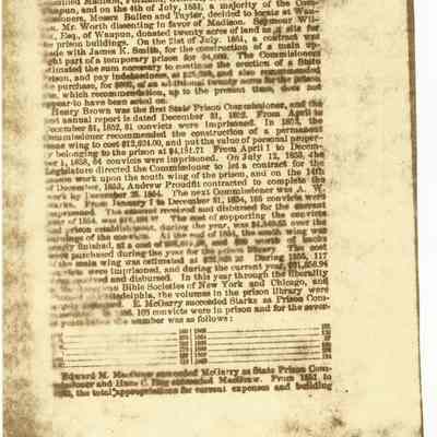 Photocopy, Corrections, Wisconsin State Prison
