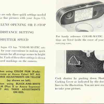 Instruction Booklet Argus C-3