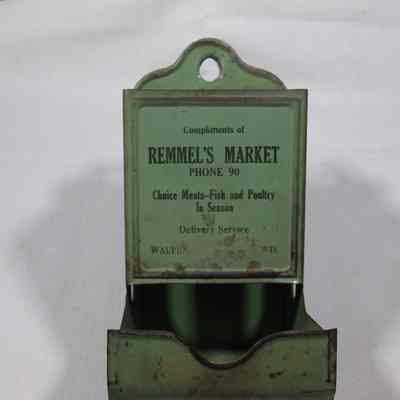 Match Holder, Remmel's Market