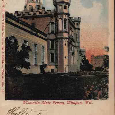 Postcard, Corrections, Wisconsin State Prison, #367