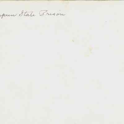 P. 116, Waupun State Prison.