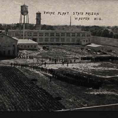 Postcard, Corrections, Wisconsin State Prison, Twine Plant