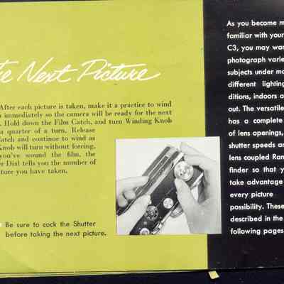Instruction Booklet Argus C-3