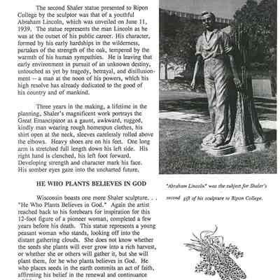 Page from booklet of "A Very Large Wizard of Oz"