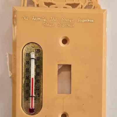Wall Plate, Thermometer, West Side Electric