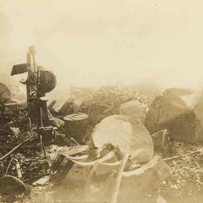 Postcard, Shaler, C.A. Shaler Company Fire.