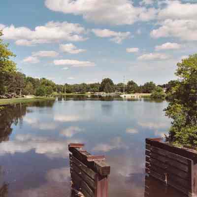 Photograph, Mill Pond, Cemetery, Sense of Place, Charles Osteen