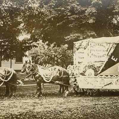 Postcard, Parade, Homecoming, July 1908