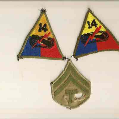 3 Military Patches