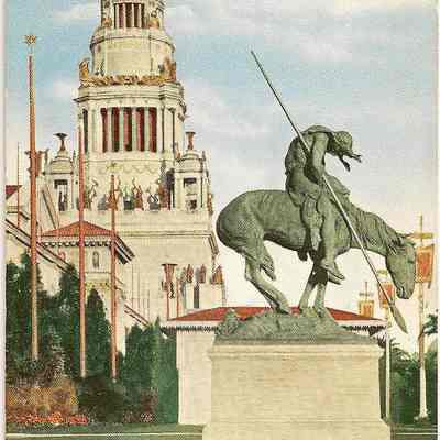 Postcard, End of the Trail, Panama Pacific Exposition