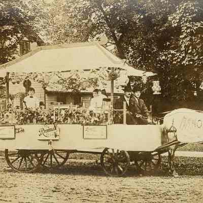 Postcard, Parade, Homecoming, July 1908