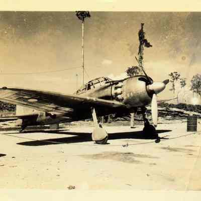 WWII vintage airplane.