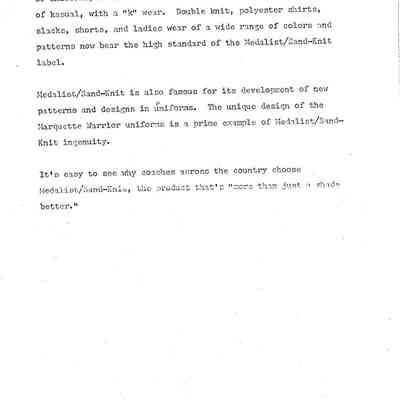 Info on Sand-Knit, Inc. cont'.