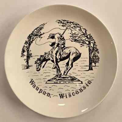 Plate, End of the Trail