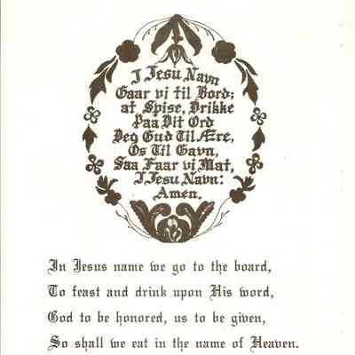 Norwegian Prayer
