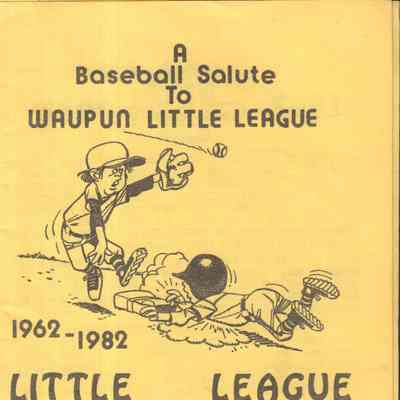 Program, 1982 Little League Nite