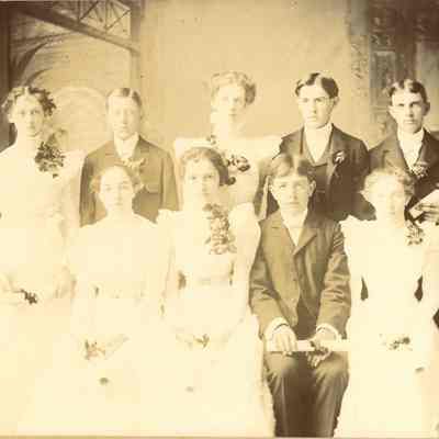 Photograph, Class of 1899 North Ward School