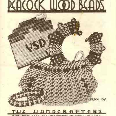 Manual, Handcrafters, Peacock Wood Beads, 1935
