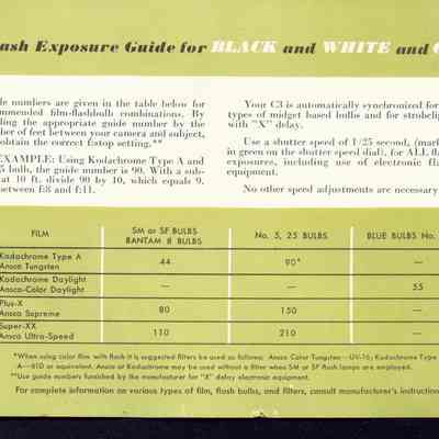 Instruction Booklet Argus C-3