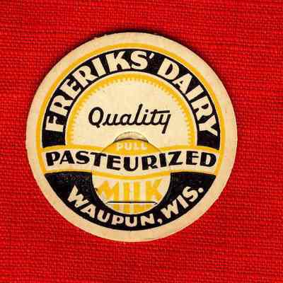 Milk, Bottle Cap, Dairy, Freriks Dairy