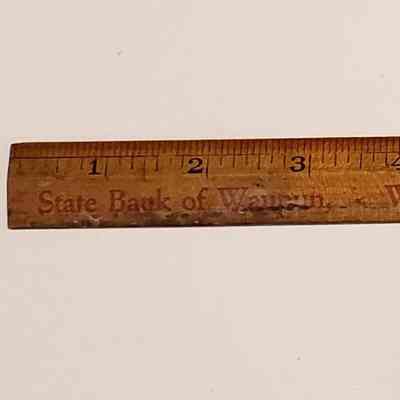 Ruler, State Bank of Waupun