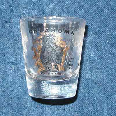 Shot Glass, End of the Trail, Oklahoma