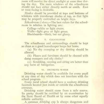 Page 4 of booklet, Health Requirements
