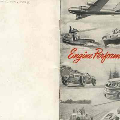 Booklet, Shaler, Engine Performances