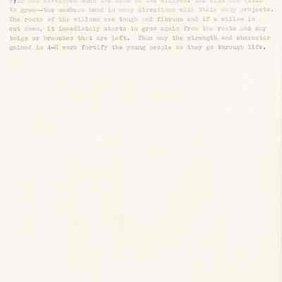 Page 5 of historical info on Weeping Willow 4-H Club