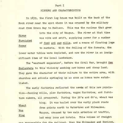 History and Characteristics