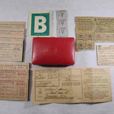 Red box with contents