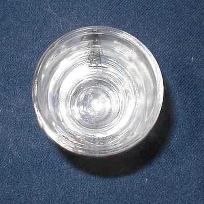 Shot glass with Oklahoma, "End of the Trail."