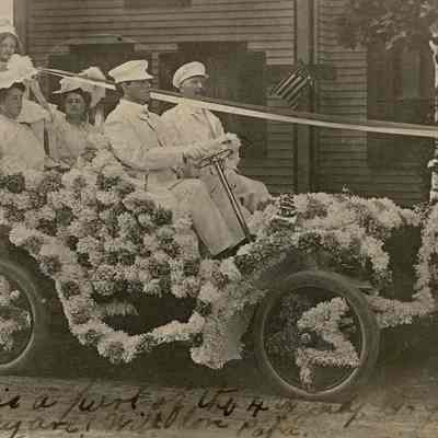 Postcard, Parade, Homecoming, July 1908