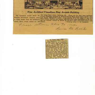 Newspaper Article, Beaumont Hotel--City Hotel Renovation