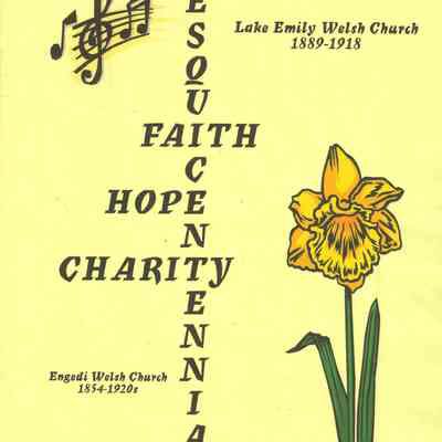 Booklet, Church, Sesquicentennial, Lake Emily Welsh Calvinistic Methodist Church