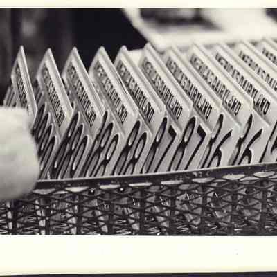 Photograph, Corrections, Wisconsin State Prison, License Plates