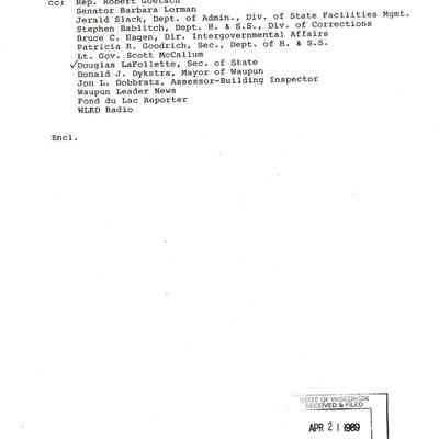 Recipiants of this document