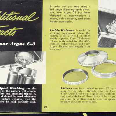 Instruction Booklet Argus C-3