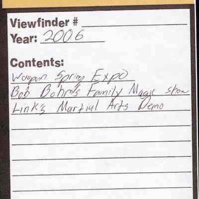 VHS Tape, WHS Media Productions, Spring Expo 2006, Link's Martial Arts, Bohn's Family Magic Show