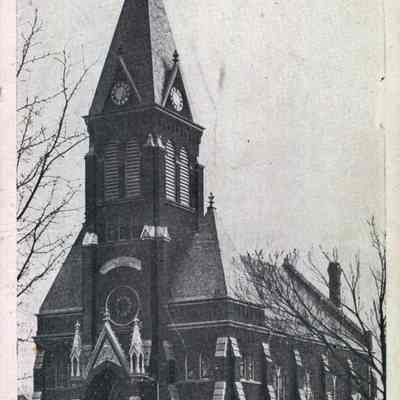 Card, Church, Immanuel Lutheran, Rev. William Staehling