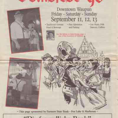 Program, Volksfest, 1998