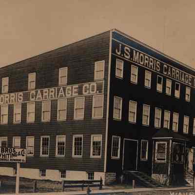Postcard, J. S. Morris Carriage Company