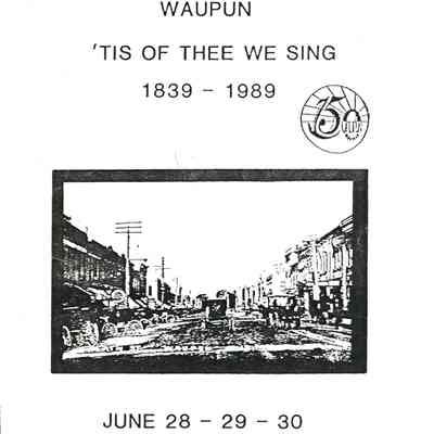 Booklet, Tis Of Thee We Sing, Sesquicentennial, 150th Anniversary