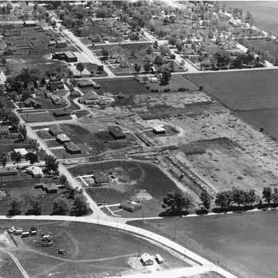 Waupun 1950's aerial photos.