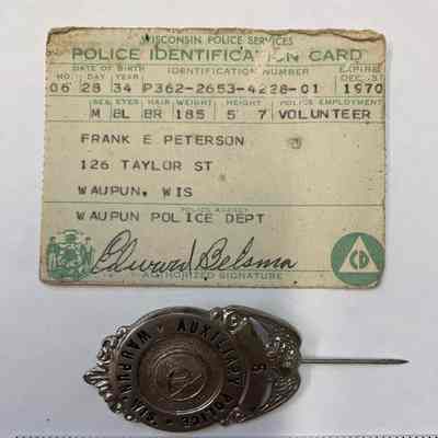 Badge, Auxiliary Police No. 5